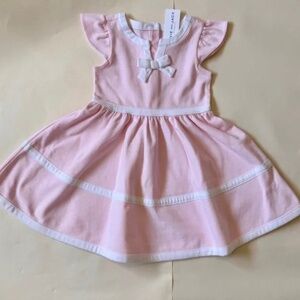 Janie and Jack Bow Ponte Toddler Easter Dress New